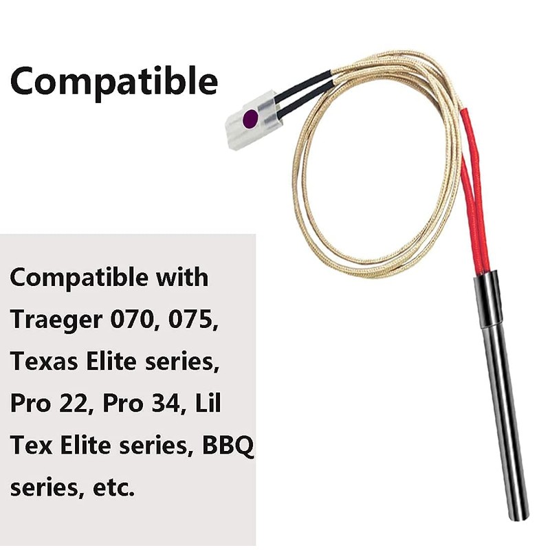 Replacement Hot Rod Ignitor Kit for Traeger Wood Pellet Grills,with