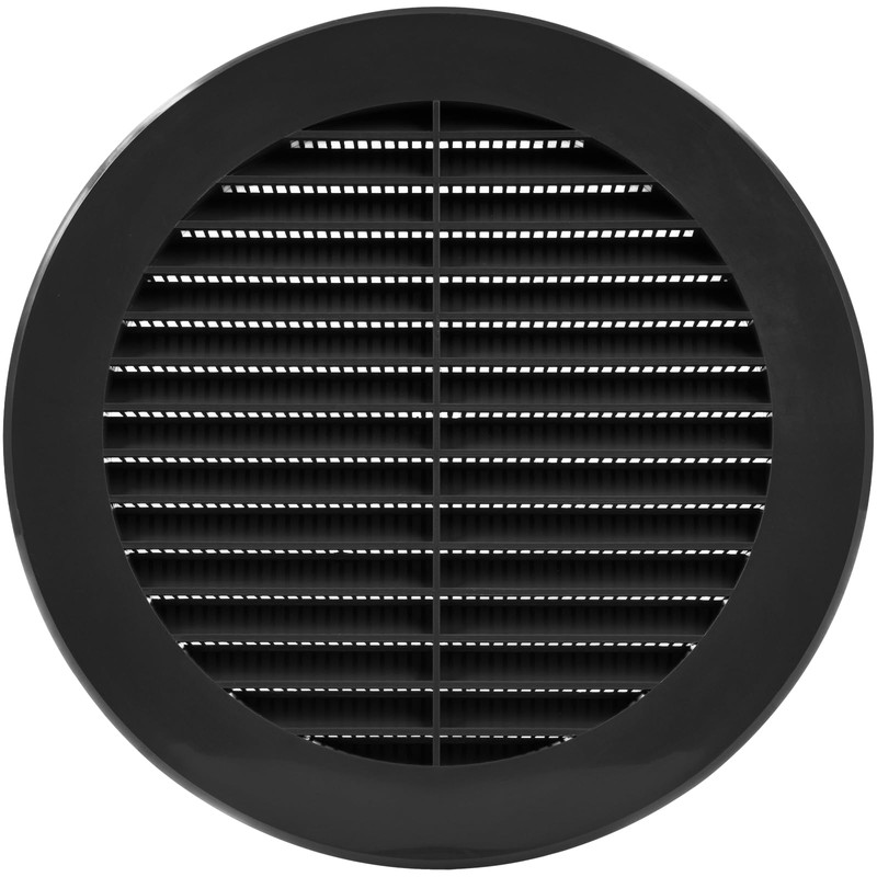 Vent Systems 6'' Inch - Pack of 5 - Black