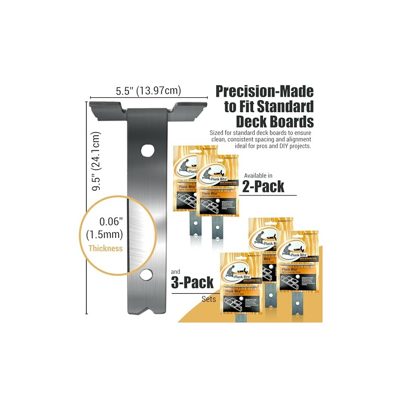 Steel Deck Spacing and Fastening Tool 3 Pack for Use