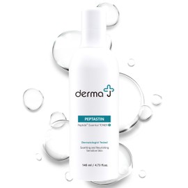 Derma J Premium Facial Toner: Formulated with Collagen-Boosting Peptides, Dermatologist-Tested for Moisturizing, Anti-Aging, and Calming Effects - Ideal for Dry/Sensitive Skin (4.73 Oz)