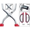 HINMAY 12" 16" Extra Long Stainless Steel Kitchen Tongs Set,