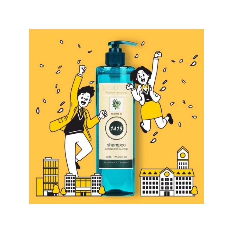 GS Meditin 1419 Youth Shampoo 520ml x 4 for dandruff