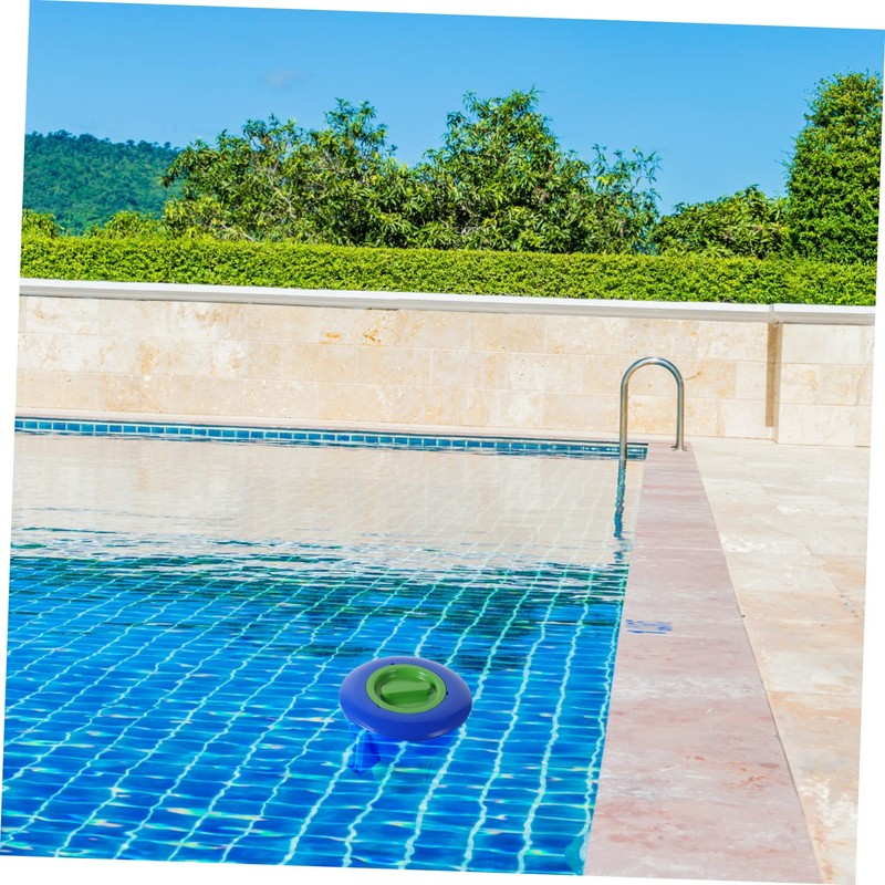Totority Floating Chemical Dispenser with Thermometer Tabs Dispenser for Swimming