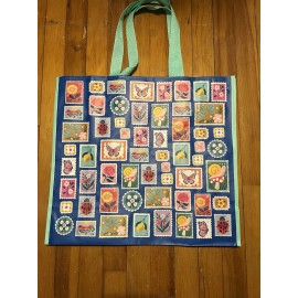 TJX Shopping Gift Bag VALENTINES  DAY SWEET FOREVER STAMPS Reusable Big Tote