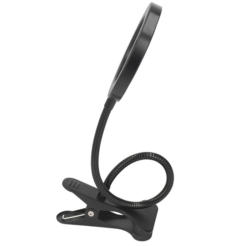 Clip On LED Ring Light 3 Color 10 Brightness Flexible