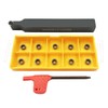 ASZLBYM 11PCS RCMT060204 MO R3 Round Carbide Inserts Milling Cutter
