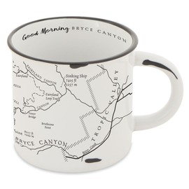 McGovern Outdoor Bryce Canyon National Park Map Camp Mug