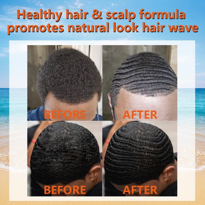 Natural Wave Pomade Strong Hold Easy Wash 360 Wave Training