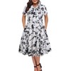 BEDOAR Bow Neck Plus Size Dresses for Wedding Guest Summer