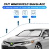 KUST - Parasol de parabrisas plegable para Toyota Camry 2018-2023