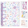 GOKEI Transparent Binder Sticker Notebook Plastic Sheet M5 Size Mini