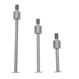 SUXING Flat Contact Points for Dial Indicator Depth 0.4mm Thickness 5mm Diameter 4-48 UNF Thread (4-48UNF A Set)