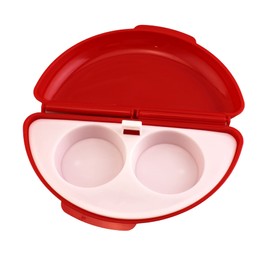 Dependable Industries inc. Essentials Microwaveable Microwave Omelet Pan and 2 Cavity Egg Poacher Set BPA Free Plastic Quick Egg Maker