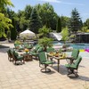 Arden Selections Outdoor Midback Chair Cushion, 18 x 16.5, Water