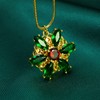 Confede Anastasia Necklace-Lost Princess Inspired Together In Paris Emerald Stone