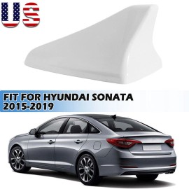 Unbranded For 2015-2019 Hyundai Sonata-Elantra  Snow White Shark Fin Roof Antenna Cover US