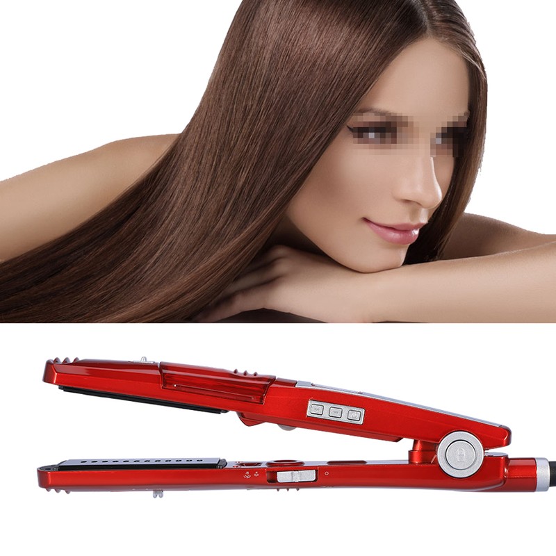 Kemei LED Temperature Display Hair Straightener Hair Straightening Flat Iron
