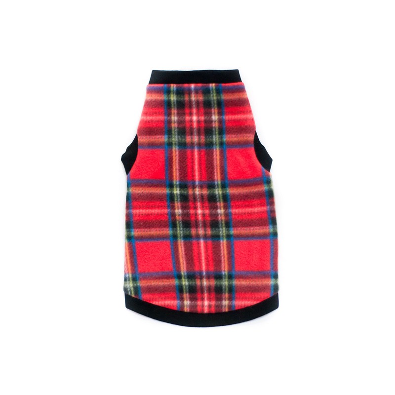 Kotomoda Cat sweater Plaid Red (S)