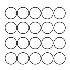 abclucy O Rings Nitrile Rubber 0.6 x 0.7 x 0.04 inch (15 x 17 x 1 mm) Black O-Rings 0.6 inch (15 mm) Inner Diameter 0.7 inch (17 mm) Outer Diameter 0.04 inch (1 mm) Wide Round Seal Gas Skate Heat