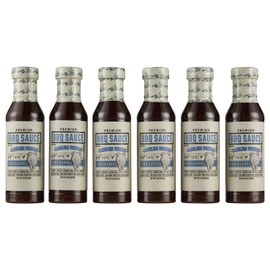 Pork Barrel Carolina Vinegar BBQ Competition Sauce, Tangy Nouth Carolina Style, Small Batch, No High Fructose Corn Syrup, Gluten-Free Sauce for Pork Butts, 14 oz - Pack of 6