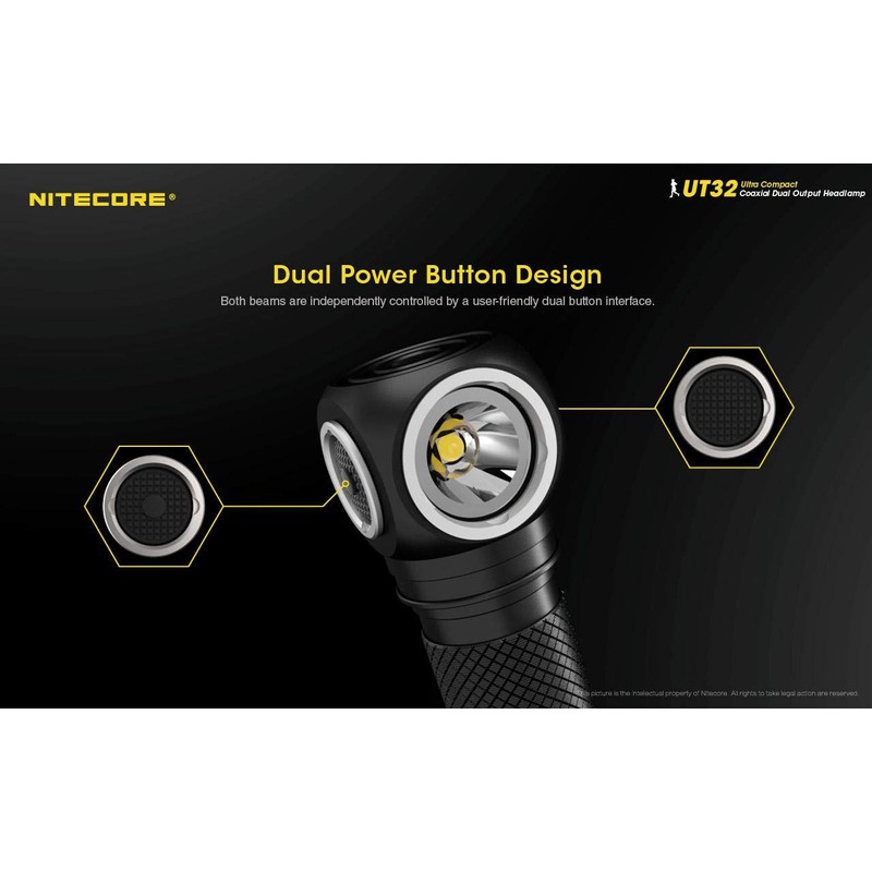 Nitecore UT32 Dual Emitter Headlamp - XP-L2 V6 (5700K, Cool
