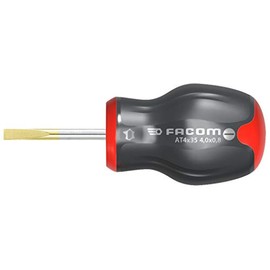 Facom AT4X25 PROTWIST® Ball Screwdrivers for Slotted Screws - Short Blades