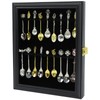 COMSREV 18 Souvenir Tea Spoon Display Case Wall Mount Lockable