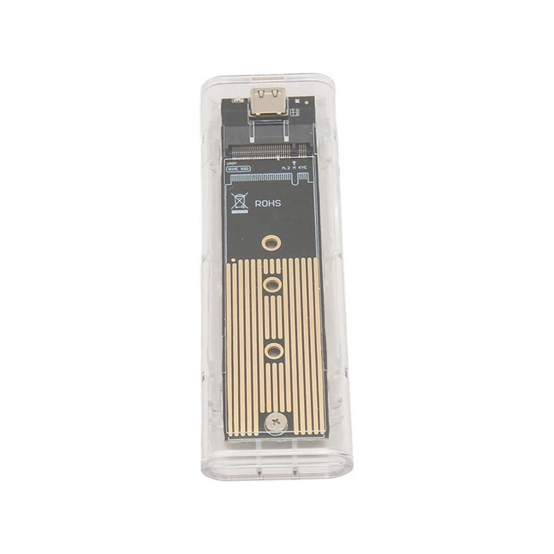 M.2 NVMe SATA SSD Enclosure NVMe to USB C 3.1