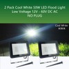 ZSGoes 2 Pack Cool White 50W LED Flood Light Outdoor
