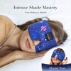 Upgraded Bluetooth 5.4 Sleep Headphones 3D Eye Mask, Starry Sky
