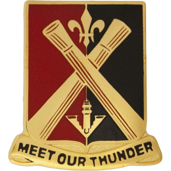 235th Regiment Unit Crest (Meet Our Thunder)