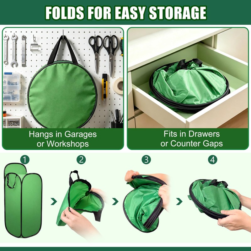 Leaf Bag Holder Stand with Extended Chute for 30 Gallon
