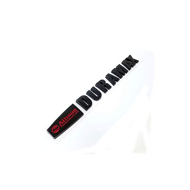 Yoaoo 2Pack OEM Allison Duramax Emblems Badges Compatible with Silverado