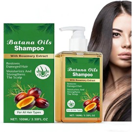 Champú Batana con Romero 100mL - Fortalece Raíces, Controla Aceite y Suaviza Cabello Sensible