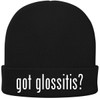got Glossitis? - Soft Adult Beanie Cap, Black, One Size