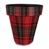 Briarwood Lane Holiday Plaid Large Planter