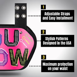 O Shield You Slow Football Back Plate-Youth