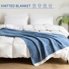 LURKA Fine Knit Throw Blanket - Super Soft Breathable Lightweight
