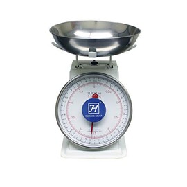 Thunder Group SCSL103 Chinese Cattis Scale, Fixed, Portion, 11 lbs (176 oz.) Capacity, dial Type, top Loading, Removable Bowl Platform, Stainless Steel