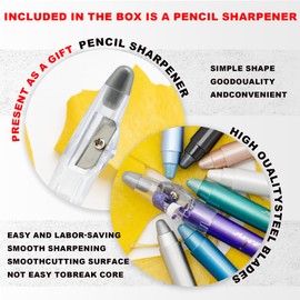 SAUBZEAN Blue Eyeshadow Stick Makeup, Highlighter Cream Brightener Eye Shadow Pencil, Waterpoof Long Lasting Shimmer Eyeliner, Glitter Primer Palette Crayon