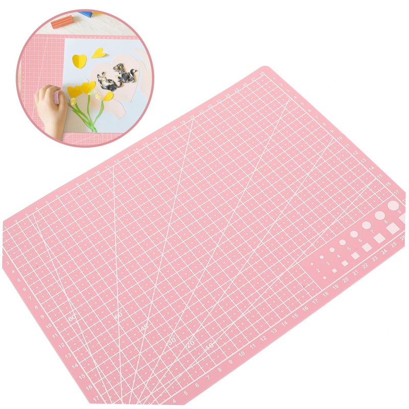 VILLFUL DIY Double Sided Engraving Cutting Mat Crafting Board for