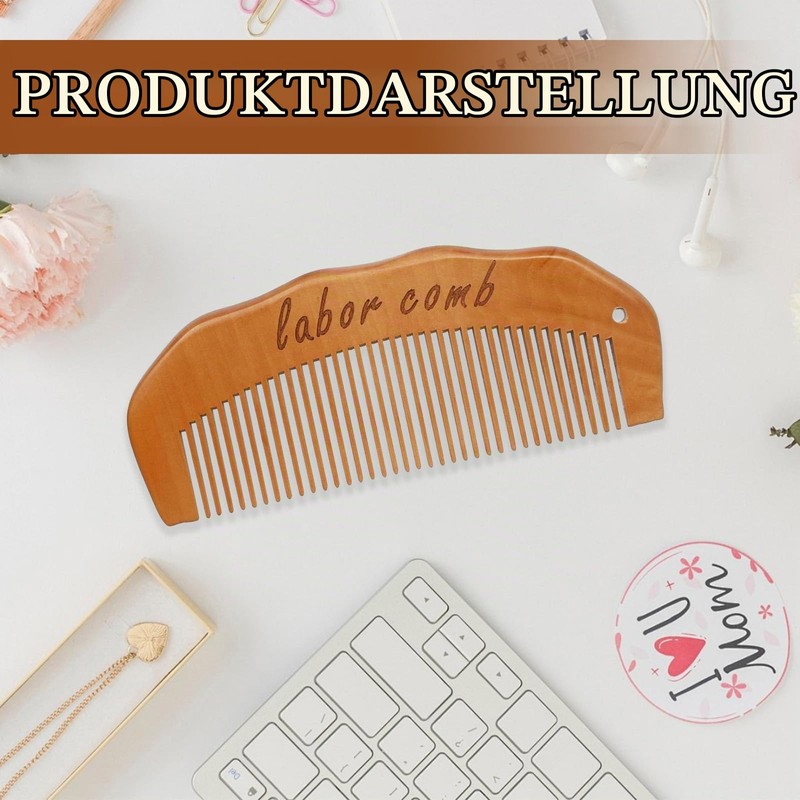 YAOYYG Birth Comb, Wooden Comb, Pregnancy Gift