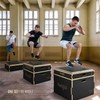 Yes4All Adjustable Soft Plyo Box, Stackable Box Jumps for Home