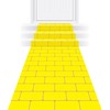 Beistle Yellow Brick Carpet Aisle Runner - 1 Pc.