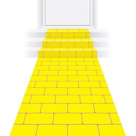 Beistle Yellow Brick Carpet Aisle Runner - 1 Pc.