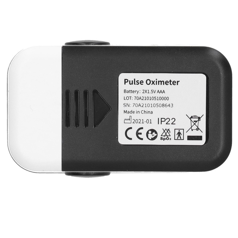 Fingertip Pulse Oximeter LED Screen Blood Oxygen Saturation Monitor with