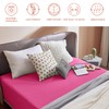 SSW HOMES Fitted Sheet Extra Deep 40cm, Brushed Microfiber Breathable