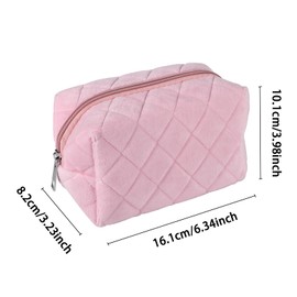 Girls Pencil Case Pencil Case for Girls Secondary School, Large Capacity Pencil Bag Portable Office Stationery for Middle College Students Girls Gifts, Pink+grey