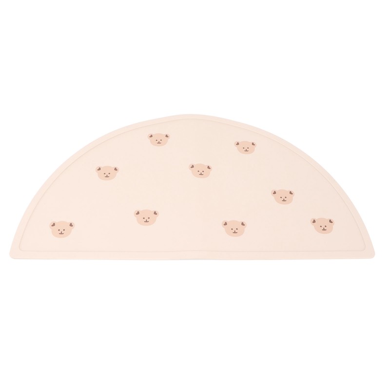 Baby Placemat Infant Children Travel Portable Silicone Flexible Cute Cartoon