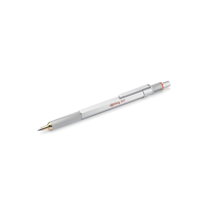 rOtring 800 Premium Ballpoint Pen - Silver Metal Barrel -